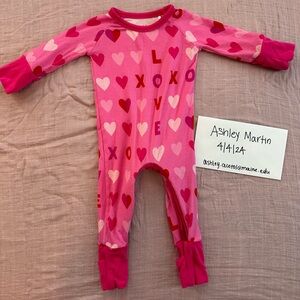 Pink XOXO Little Sleepies